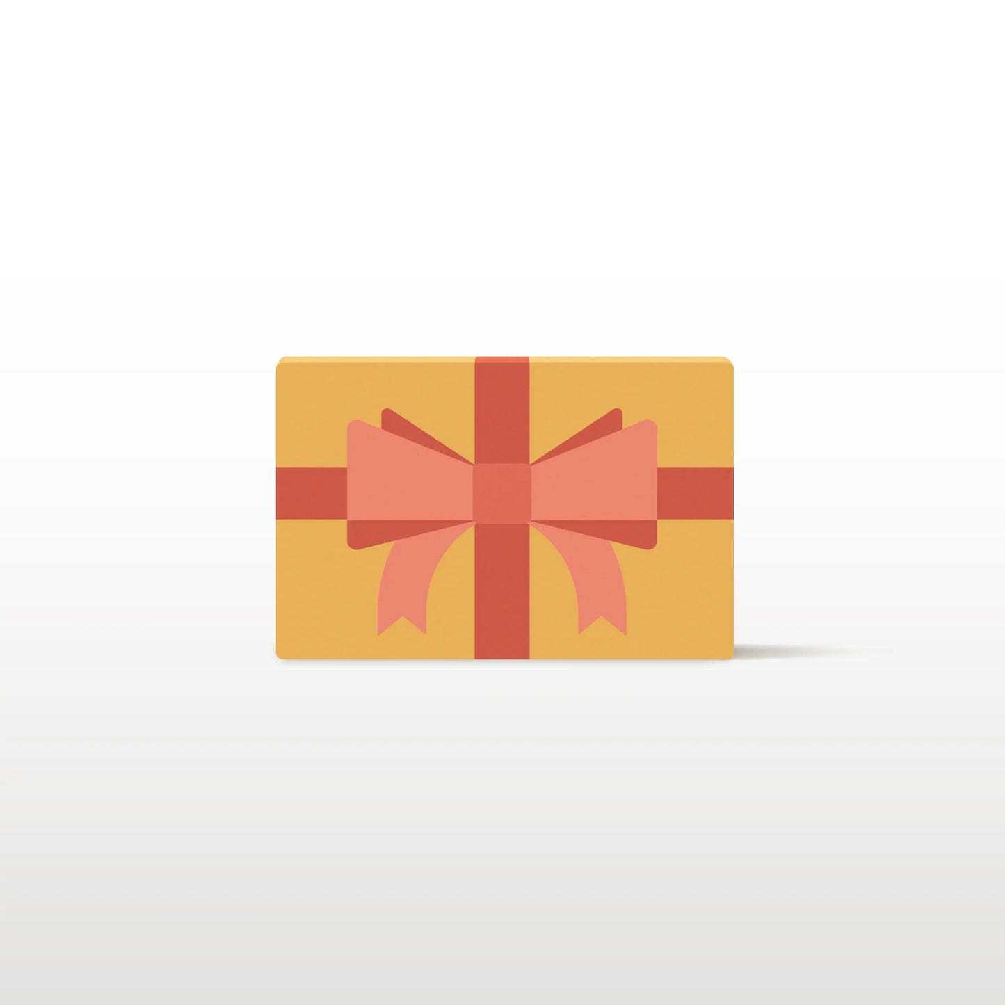 Gift card that shows text: Generated data gift card