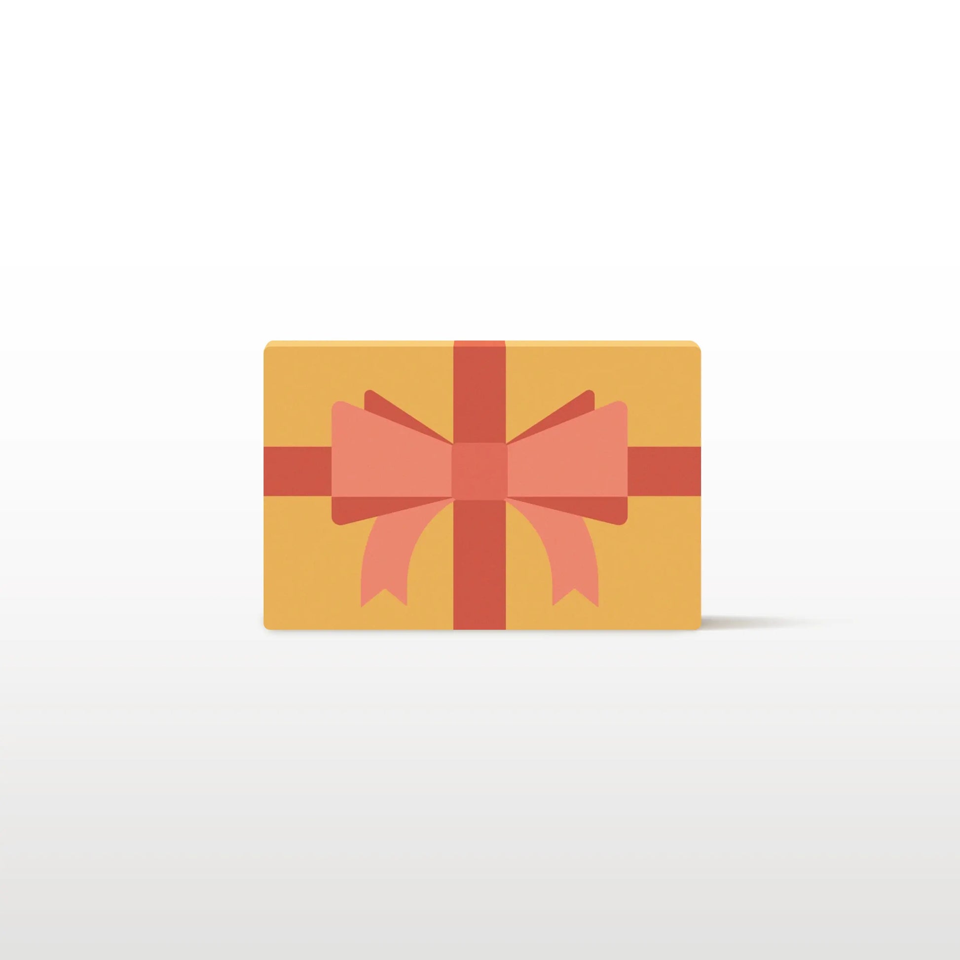 Gift card that shows text: Generated data gift card