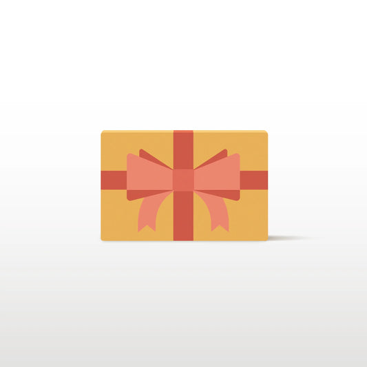 Gift card that shows text: Generated data gift card